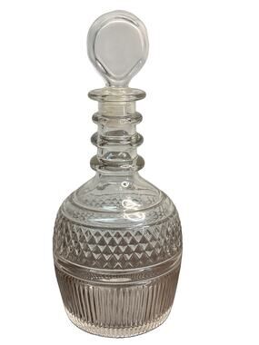 Vintage Seagram’s 1776 Decanter Designed by Tiffany & Co 10.75” w Stopper